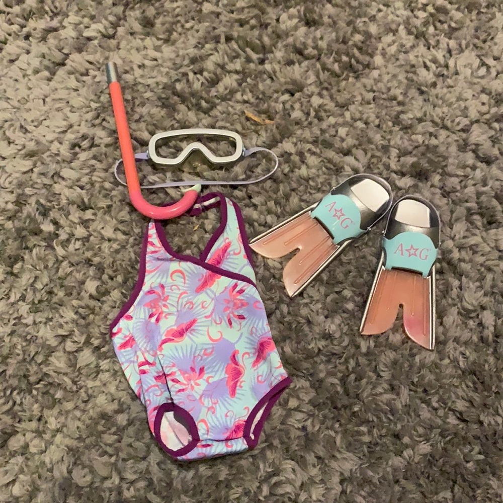 Retired/Rare American Girl Swim Outfit